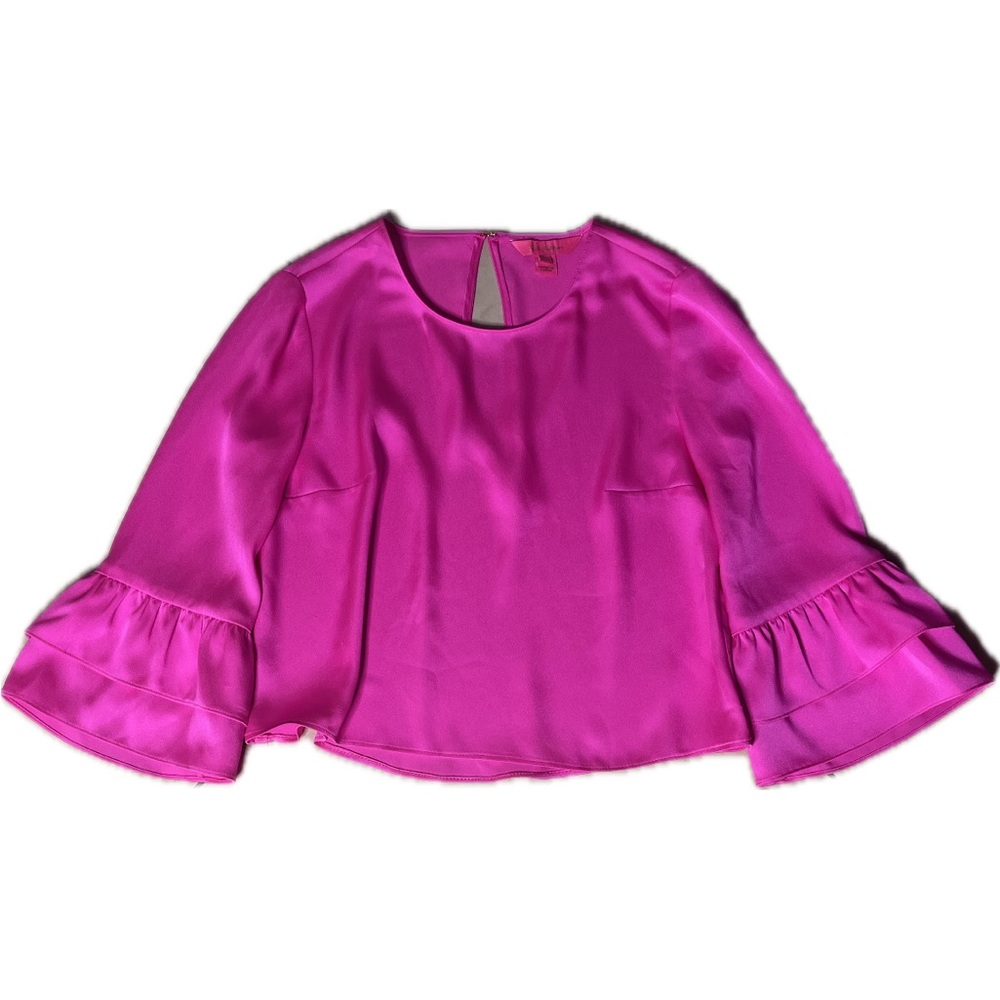 Lilly Pulitzer 3/4 sleeve blouse hot pink